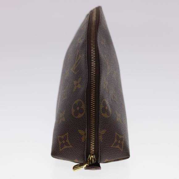 LOUIS VUITTON Monogram Trousse Demi Ronde Cosmetic Pouch M47520 LV Auth hk660 - Picture 4 of 16